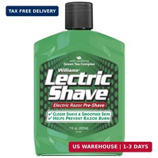 Williams Lectric Shave, Electric Razor Pre-Shave, 7 Ounce