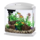 Aqueon LED MiniBow Aquarium Kit SmartClean Technology White 2.5 Gallon