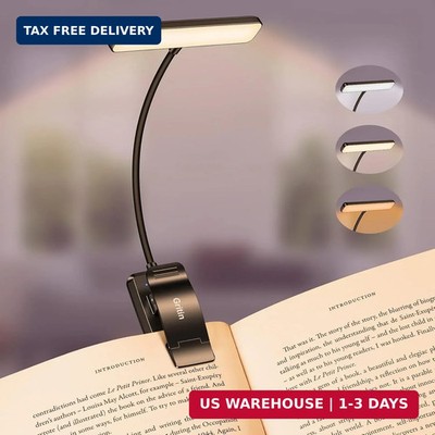 Gritin 19 LED Rechargeable Book Light for Reading in Bed with Memory Function- E
