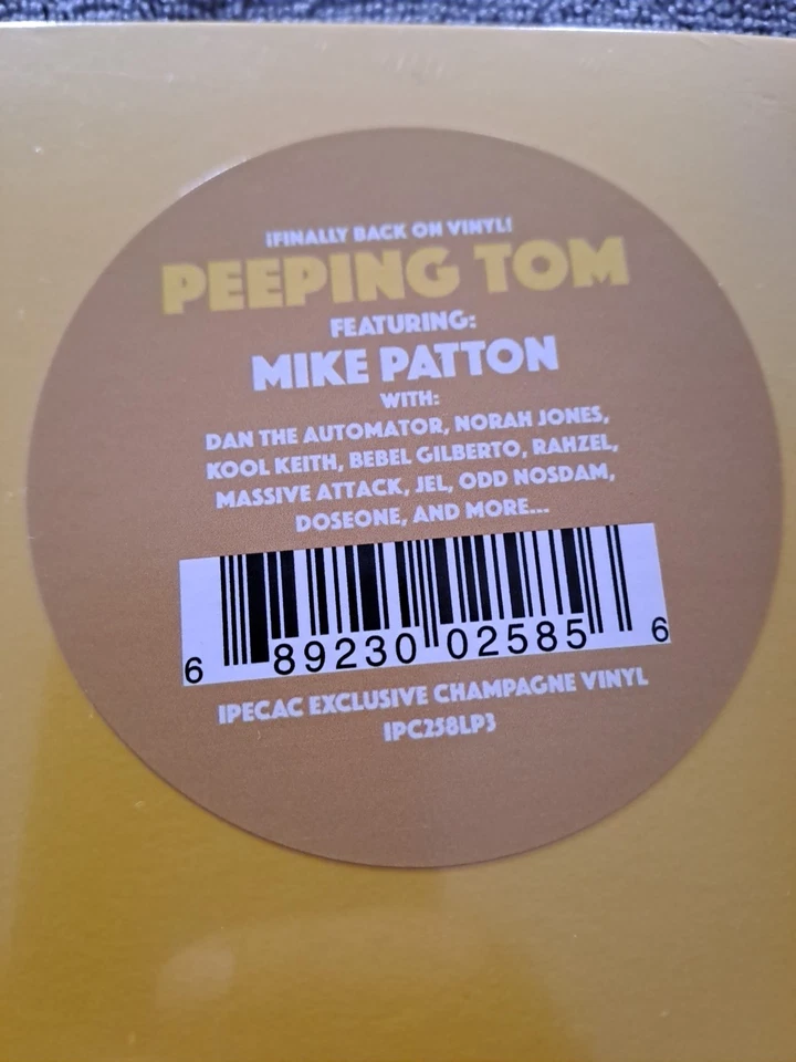 Peeping Tom S/T 2023 Limited Reissue Champagne Mike Patton Massive Attack NEW - Image 3 of 3