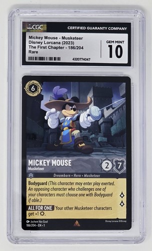 Mickey Mouse - Musketeer graded CGC 10 for sale on eBay