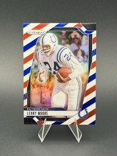 2024 Panini Prizm - Lenny Moore #296 Red White & Blue Prizm