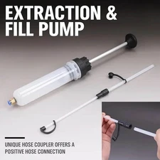 200cc Oil Suction Filler Fluid Transfer Syringe Gun Pump Extractor Tool