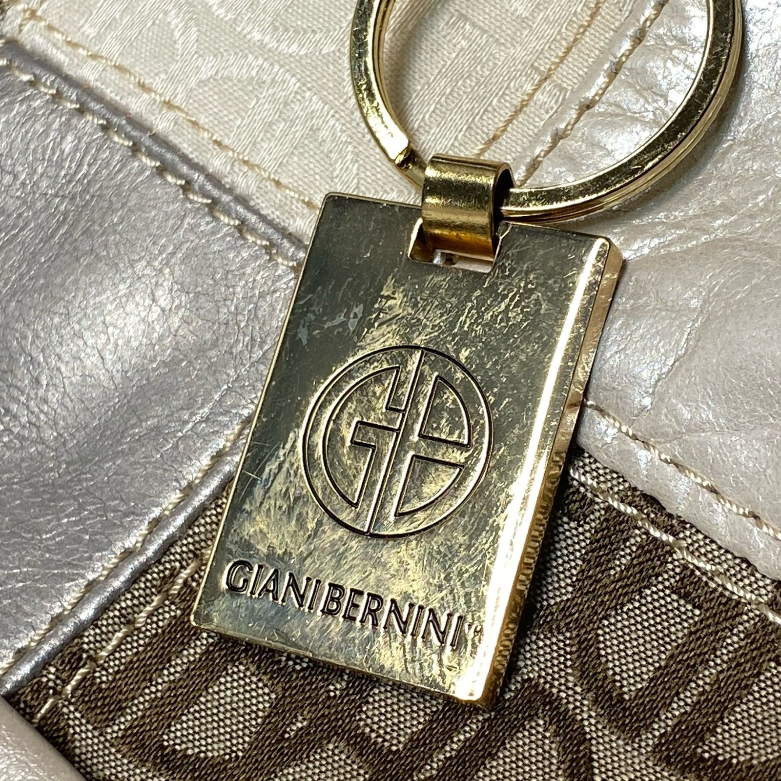 Giani Bernini Multicolor Patchwork Leather Should… - image 7