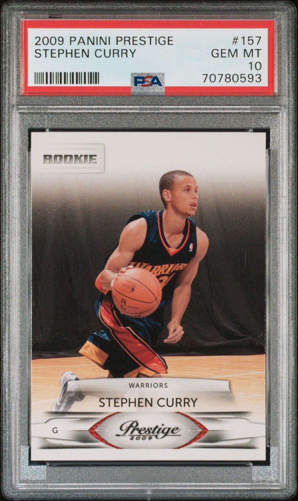 2009-10 Panini Prestige Stephen Steph Curry #157 PSA 10 GEM MINT RC ROOKIE