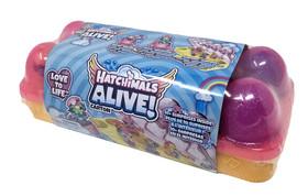 Hatchimals Alive Carton (Pink/Yellow) Self Hatching Eggs *Cute 10+ Surprises NEW