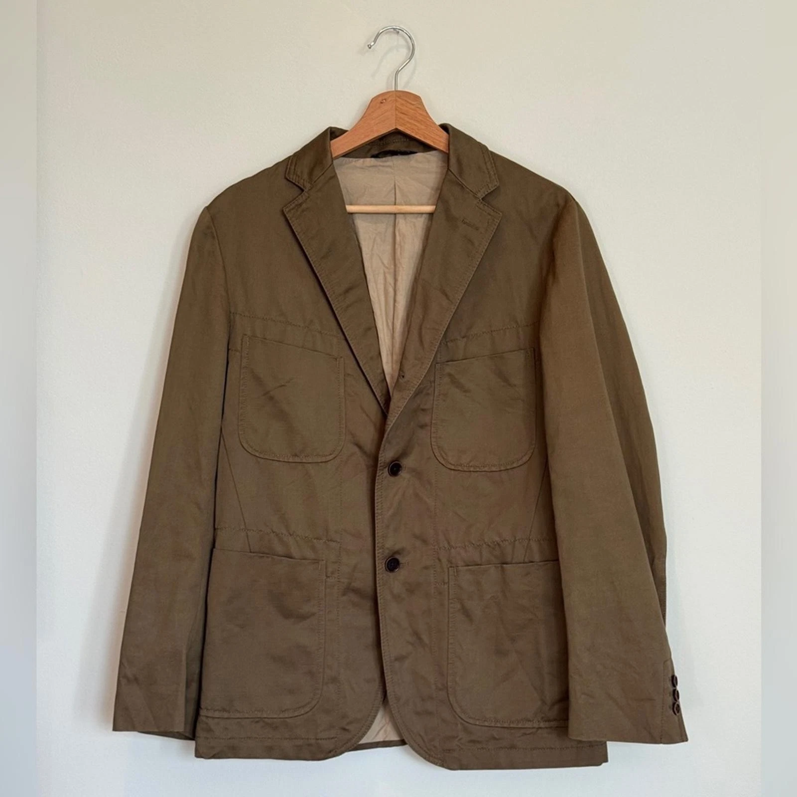 Men's Brown Casual Blazer Jacket