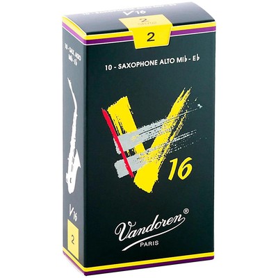 Vandoren Alto Sax V16 Reeds Strength 2 Box of 10
