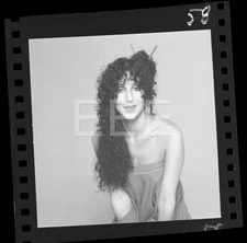 CHER Music Singer Movie Actress Model Harry Langdon Negative w/rights R205