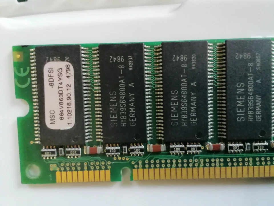 Siemens MSC -8DFSI 864V863DT4YSG HYB39S64800AT-8 - Bild 3 von 3