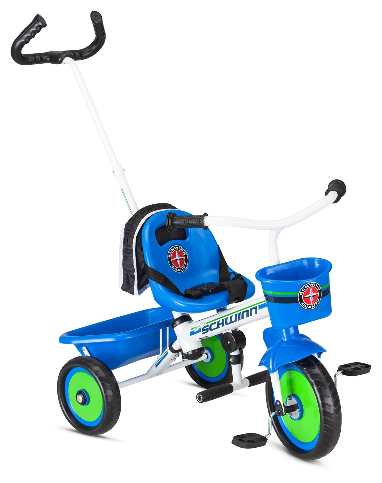 Schwinn Easy Steer Bike for Toddler, Kids Tricycle with Remo
