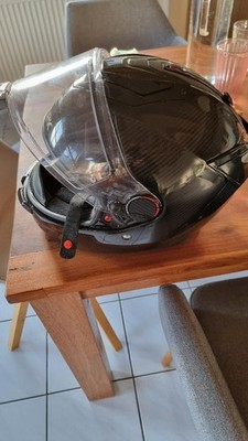 Spartan GT Pro Carbon Skin Integralhelm Visier: klar, mit Pinlock MaxVision Anti