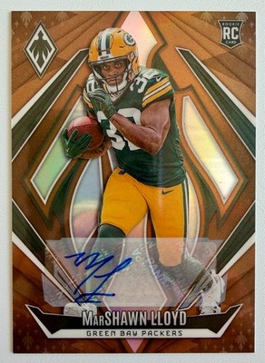 MarShawn Lloyd 2024 Panini Phoenix NFL Rookie RC Auto Bronze #225 Packers /33