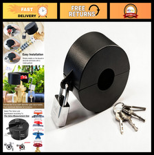 Gate Valve Lockout Safety Padlock, Hose Lock for Outdoor Faucet Spigot, 1-2.5
