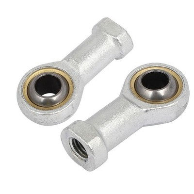 2pcs SI14LT/K Metal Female Thread Self-lubricating Rod End Bearing 14mmHoleDia  