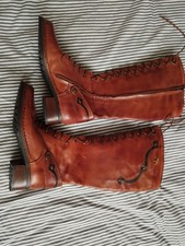 sexy, tolle Vintagestiefel Größe 37 in Echtleder