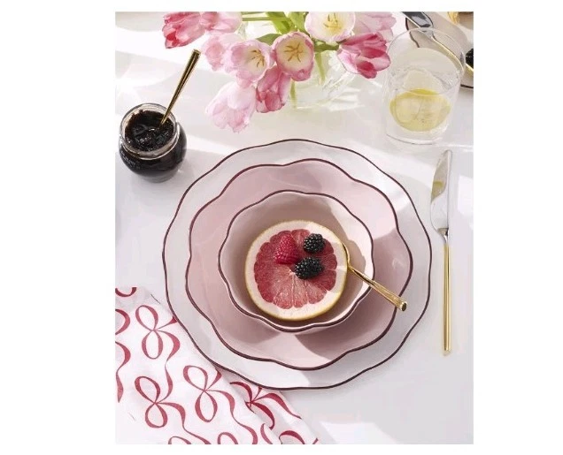 Kate Spade New York Garden Party 16-Piece Dinnerware Set Pink - Image 2 of 4