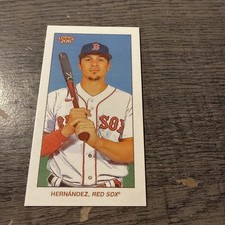 ENRIQUE KIKE HERNANDEZ 2022 TOPPS T206 AMERICAN BEAUTY MINI BACK RED SOX /10