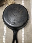 WAGNER WARE Sidney Cast Iron Skillet Pan 2 spout *PIE LOGO* *1053E* 6.5” Fry Pan