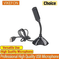 USB Mikrofon für PC Computer Desktop Laptop Standmikrofon Gaming Streaming Mic