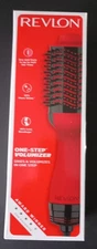 REVLON Ceramic One-Step Hair Dryer and Volumizer Black/Red NEW