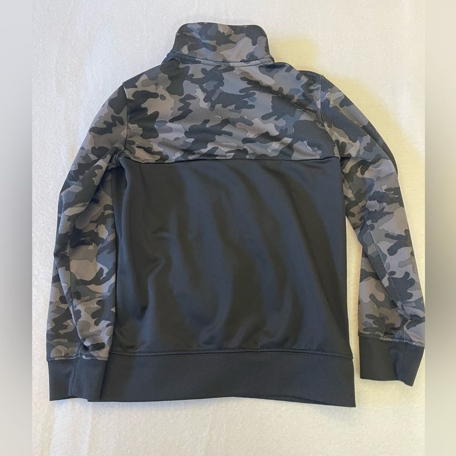 Nike Kids Camouflage Hoodie - Black and Gray thumbnail 2