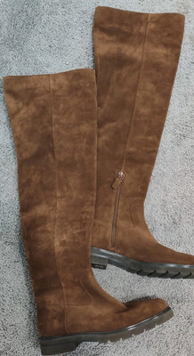 Stuart Weitzman Chicago Lug Suede Over-The-Knee Boot Women's Size 9