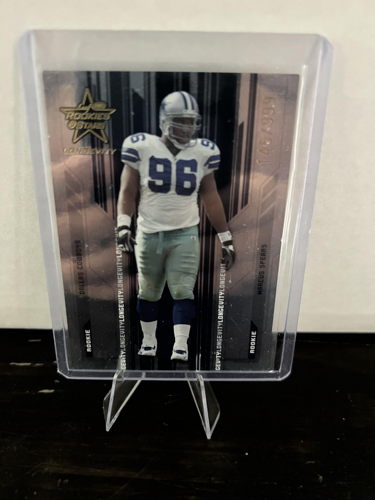 2005 Leaf Rookies & Stars Longevity #112 Marcus Spears #/999
