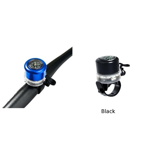Cloche de vélo légère colorée avec USB rechargeable et boussole pour enfant - Photo 10/17