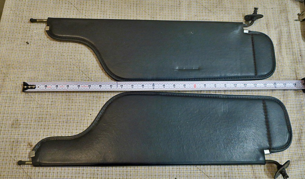 Jeep AMC Sun Visors  1960's 1970's Black FSJ J10 Wagoneer Cherokee