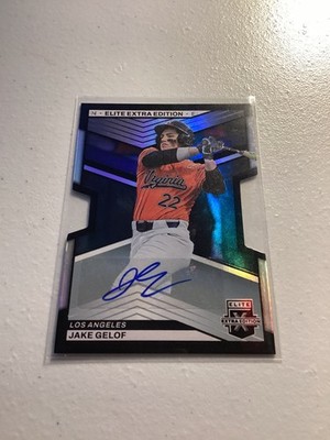 2023 Panini Elite Extra Edition - Jake Gelof #130 Signatures Die-Cut /399...