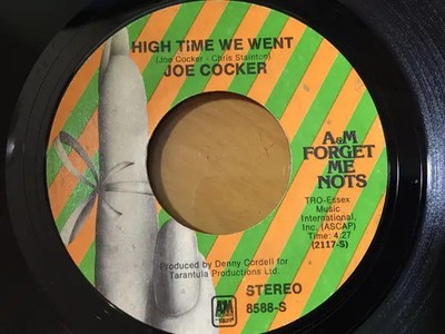 Joe Cocker You Are So Beautiful / High Time We Went Vinyl Single 7inch