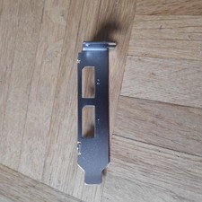 Slotblende GPU Grafikkarte Low Profile 2x Dis...