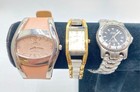 Anne Klein Women's Watches Lot of 3 Leather Two-Tone Stainless Steel Quartz — photo 2
