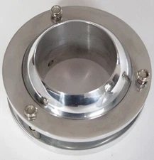 Billet Aluminum Steering Column Swivel Floor Mount for 2" Columns SBC BBC 350