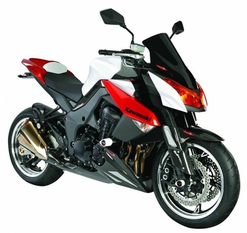 Kawasaki Z1000 & SX 10-2013 Rear Hugger by Powerbronze Gloss Black & Silver Me - Picture 3 of 3