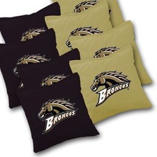 WESTERN MICHIGAN BRONCOS Cornhole Bags SET of 8 ACA REGULATION Baggo Bean Bags