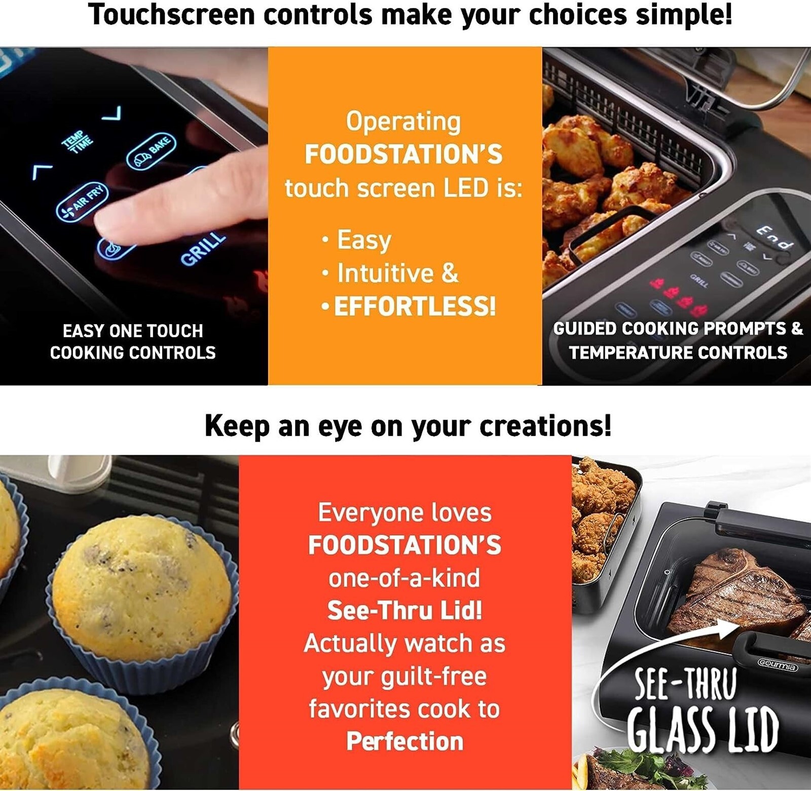 Gourmia Smokeless Indoor Grill & Air Fryer raclette grill 810002862625