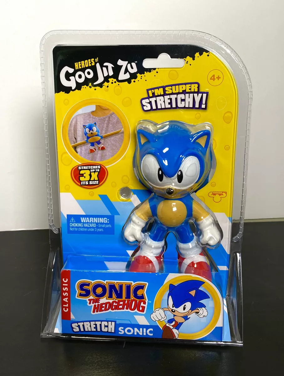 Heroes Of Goo Jit Zu Classic Sonic The Hedgehog STRETCH SONIC Moose Toys  2022