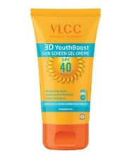 VLCC 3D Youth Boost Sunscreen Gel Creme, SPF40 PA +++, 100g, All skin type cream