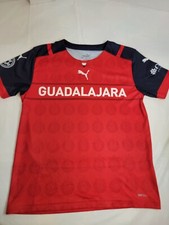 NWT 70 Puma Chivas De Guadalajara Soccer Jersey Youth Size M 11-12Y 763253-01