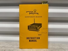 Regency ACT-10HLU Monitoradio Scanner Manual TMR-8U Yellow