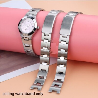 Damen Edelstahl Uhrenarmband passend für Casio LTP-1241D LTP-1241D-4A Serie