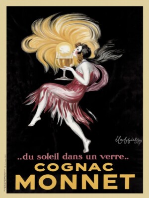 Cognac Monnet 1927, Leonetto Cappiello, Wall Decor Art Print  24'' x 18'' 1274