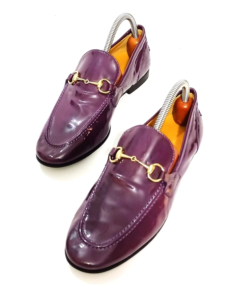 CHAUSSURES GUCCI EN CUIR VERPT VIOLET TAILLE, EU38, US8,