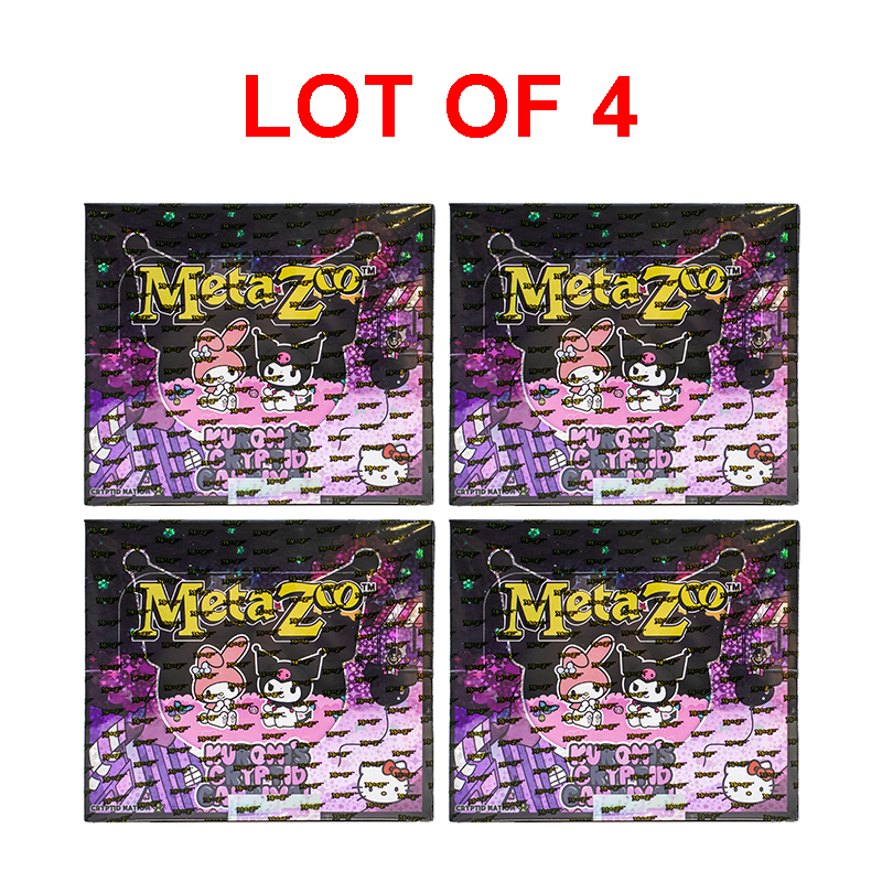 4 Count Lot - Metazoo x Hello Kitty Kuromi's Cryptid Carnival Booster Boxes  2023 | eBay