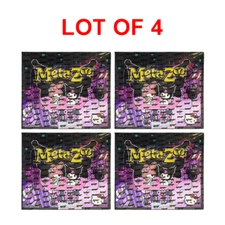 4 Count Lot - Metazoo x Hello Kitty Kuromi's Cryptid Carnival Booster Boxes 2023
