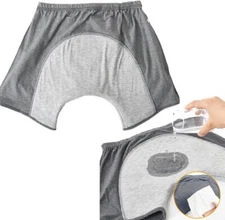 Reusable Incontinence Underwear for Men Elderly - Waterproof Leakproof Washable