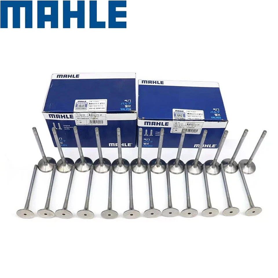 MAHLE 24X Engine Intake & Exhaust Valves Set For VW Audi A6 Q7 2.8 3.2 3.0 TFSI - Image 2 of 4