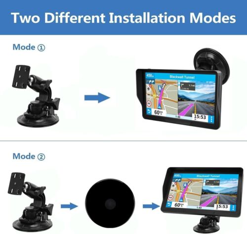 Car Truck GPS Navigation 9 Inch Touch Screen 2025 Maps Spoken Direction - Picture 8 of 8